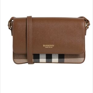 Burberry Tan and Black Crossbody Bag
